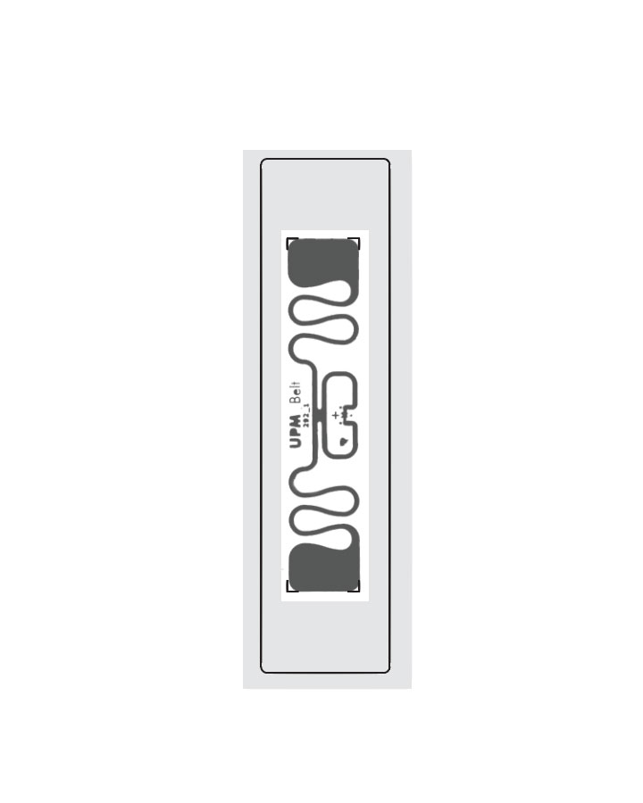 D00200SB000 Etiqueta adhesiva  4 ” x 1” EN BLANCO